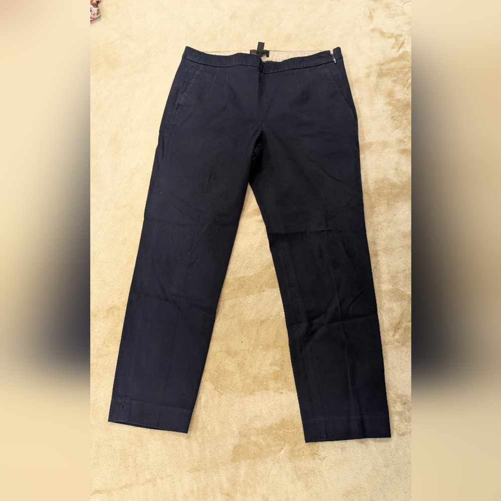 J. Crew Dark Blue Cropped Pants